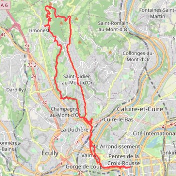 Itinéraire Mont Verdun, distance, dénivelé, altitude, carte, profil, trace GPS