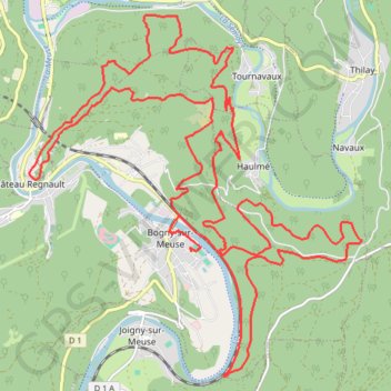 Itinéraire 🇫🇷TRAIL DE L'AYMON🇧🇪->LA PREMIERE CLASSIQUE ARDENNAISE DE LA SAISON 🥇🐗, distance, dénivelé, altitude, carte, profil, trace GPS