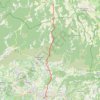 Itinéraire Chemin de la Sainte Baume. 13ème tronçon, de la jonction du GR 9 avec la route du Castellet à Apt, distance, dénivelé, altitude, carte, profil, trace GPS