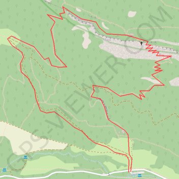 Itinéraire La crête et la chapelle saint médard, distance, dénivelé, altitude, carte, profil, trace GPS