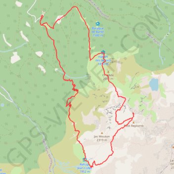 Itinéraire Le Grand Replomb, traversée depuis Pré Marcel, distance, dénivelé, altitude, carte, profil, trace GPS