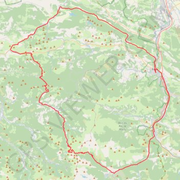 Itinéraire Mon Ariègoise, distance, dénivelé, altitude, carte, profil, trace GPS