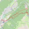 Itinéraire Le Montenvers depuis Chamonix, distance, dénivelé, altitude, carte, profil, trace GPS