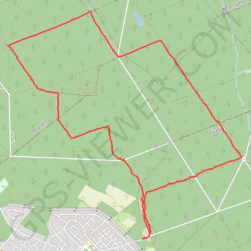 Itinéraire Marche nordique Sénart, distance, dénivelé, altitude, carte, profil, trace GPS