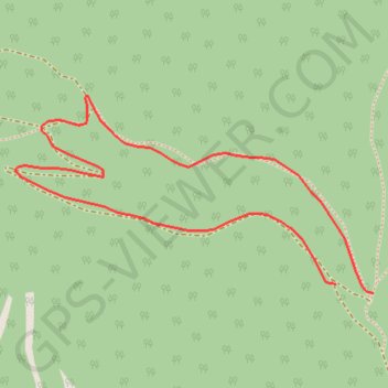 Itinéraire Séranon - petite boucle, distance, dénivelé, altitude, carte, profil, trace GPS