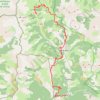 Itinéraire vtt la foux d'allos, distance, dénivelé, altitude, carte, profil, trace GPS