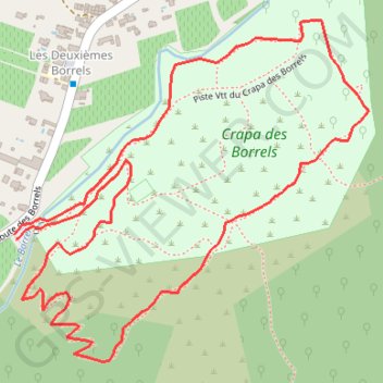 Itinéraire Hyères - Boucle du Crapa, distance, dénivelé, altitude, carte, profil, trace GPS