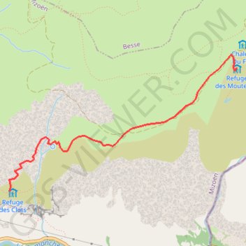 Itinéraire étape 2, distance, dénivelé, altitude, carte, profil, trace GPS