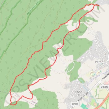 Itinéraire Feigères - La Crête, distance, dénivelé, altitude, carte, profil, trace GPS