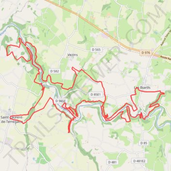Itinéraire 1- Trail Vallée Sélune - 38,8 km, distance, dénivelé, altitude, carte, profil, trace GPS