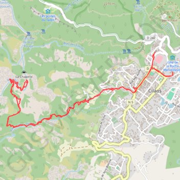 Itinéraire Réunion - J11, distance, dénivelé, altitude, carte, profil, trace GPS