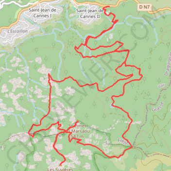 Itinéraire Sommets du Marsaou et des Suvières, distance, dénivelé, altitude, carte, profil, trace GPS