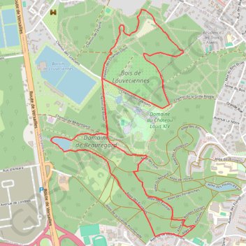Itinéraire La Celle-Saint-Cloud - Bougival, distance, dénivelé, altitude, carte, profil, trace GPS