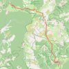 Itinéraire Traversée du sud vercors, distance, dénivelé, altitude, carte, profil, trace GPS