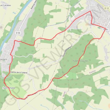 Itinéraire À l'Eaunes des randos, distance, dénivelé, altitude, carte, profil, trace GPS