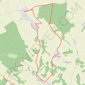 Itinéraire De Bourg en Hameau, distance, dénivelé, altitude, carte, profil, trace GPS