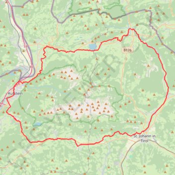 Itinéraire track1, distance, dénivelé, altitude, carte, profil, trace GPS