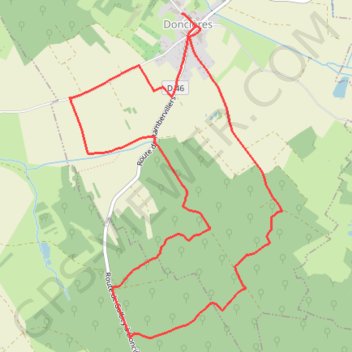 Itinéraire Doncières, distance, dénivelé, altitude, carte, profil, trace GPS