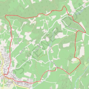 Itinéraire Autour de Visan, distance, dénivelé, altitude, carte, profil, trace GPS