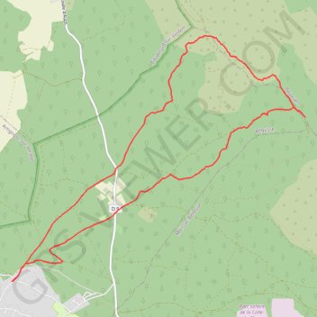 Itinéraire Régusse-Belvedère de la Colle, distance, dénivelé, altitude, carte, profil, trace GPS