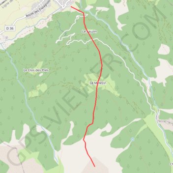 Itinéraire Cime du Mélézin, distance, dénivelé, altitude, carte, profil, trace GPS