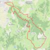 Itinéraire VTT en Toscane d'Auvergne : Le Madet, distance, dénivelé, altitude, carte, profil, trace GPS