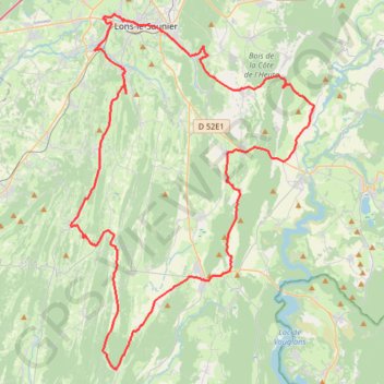 Itinéraire CLVQR 24 - Petit - Ok, distance, dénivelé, altitude, carte, profil, trace GPS