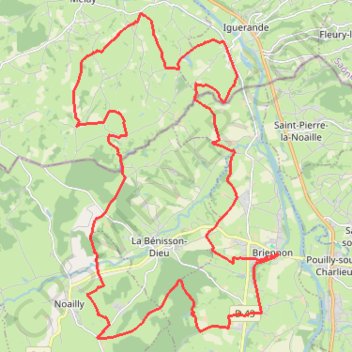 Itinéraire La Briennonaise, distance, dénivelé, altitude, carte, profil, trace GPS
