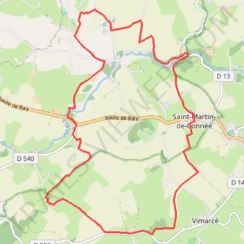 Itinéraire Cir 02 - La Chapelle du Chene, distance, dénivelé, altitude, carte, profil, trace GPS