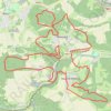 Itinéraire Trail La Wastiaise (Vallée de la Molignée) 30k, distance, dénivelé, altitude, carte, profil, trace GPS