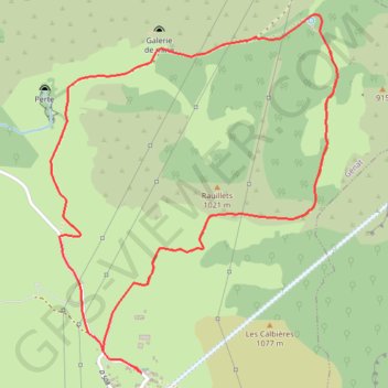 Itinéraire Le Plateau de Génat, distance, dénivelé, altitude, carte, profil, trace GPS