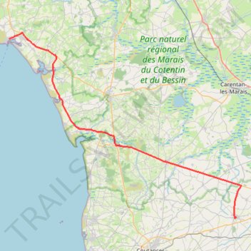 Itinéraire Parcours Aller, distance, dénivelé, altitude, carte, profil, trace GPS