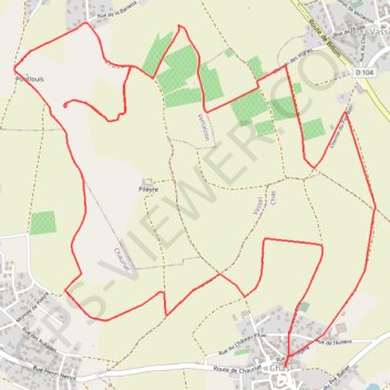 Itinéraire Chas_Puy_Pileyre, distance, dénivelé, altitude, carte, profil, trace GPS