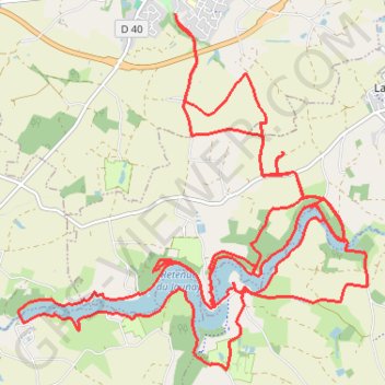 Itinéraire Lac du jaunay, de Coex, distance, dénivelé, altitude, carte, profil, trace GPS