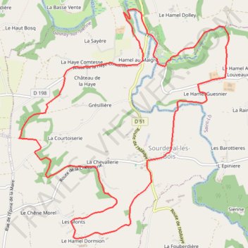 Itinéraire les-balcons-de-la-sienne, distance, dénivelé, altitude, carte, profil, trace GPS