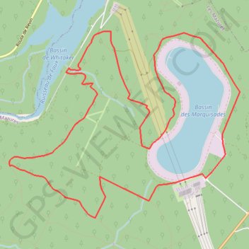 Itinéraire Les Marquisades, distance, dénivelé, altitude, carte, profil, trace GPS