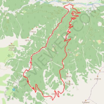 Itinéraire Cima Fionira (val Pellice), distance, dénivelé, altitude, carte, profil, trace GPS