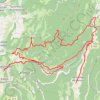 Itinéraire Pont-en-Royans - Choranche - Saint-Julien - Rancurel - Presles, distance, dénivelé, altitude, carte, profil, trace GPS