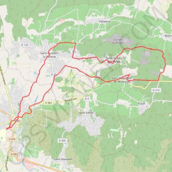 Itinéraire Sortie-Velo30062020, distance, dénivelé, altitude, carte, profil, trace GPS