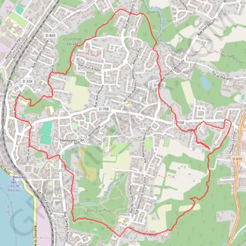 Itinéraire RONDE des FORETS (De la Mairie à la Mairie), distance, dénivelé, altitude, carte, profil, trace GPS