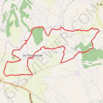 Itinéraire Le Torquesne, distance, dénivelé, altitude, carte, profil, trace GPS