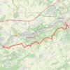 Itinéraire Namêche - Thon - Groynne - Solières - Huy, distance, dénivelé, altitude, carte, profil, trace GPS