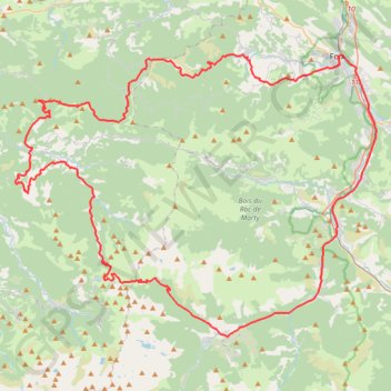 Itinéraire Port de Lers, distance, dénivelé, altitude, carte, profil, trace GPS