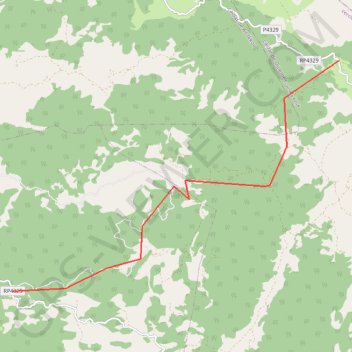 Itinéraire B3. Plateau d’Aït Ikkem, distance, dénivelé, altitude, carte, profil, trace GPS