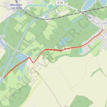 Itinéraire NewTrack, distance, dénivelé, altitude, carte, profil, trace GPS