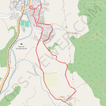 Itinéraire Saint-Georges de Luzençon - Lavencas, distance, dénivelé, altitude, carte, profil, trace GPS