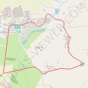 Itinéraire saint nicolas du terre, distance, dénivelé, altitude, carte, profil, trace GPS