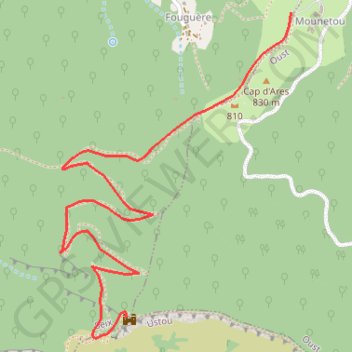 Itinéraire Le Château de Mirabat, distance, dénivelé, altitude, carte, profil, trace GPS