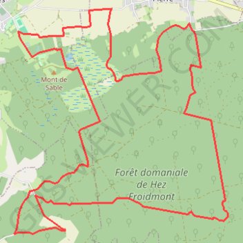 Itinéraire La Fontaine Chaudron, Bresles, distance, dénivelé, altitude, carte, profil, trace GPS