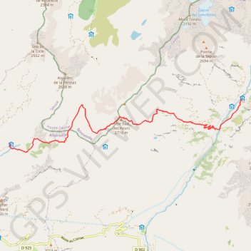 Itinéraire Col des Fours, distance, dénivelé, altitude, carte, profil, trace GPS
